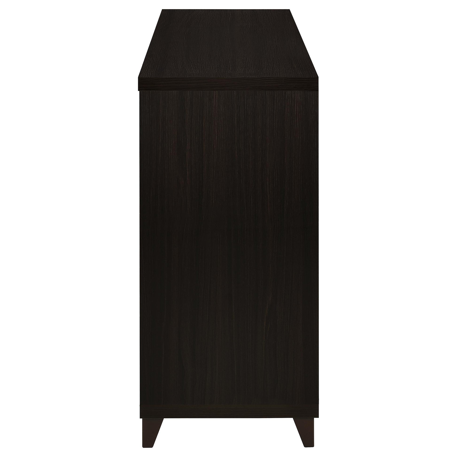 Coaster Furniture Lewes 700881 2-door Engineered Wood 60" TV Stand - Cappuccino IMAGE 4