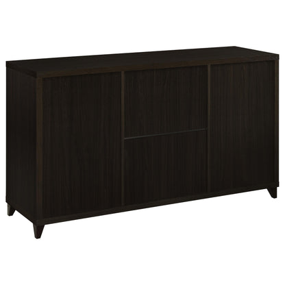 Coaster Furniture Lewes 700881 2-door Engineered Wood 60" TV Stand - Cappuccino IMAGE 5