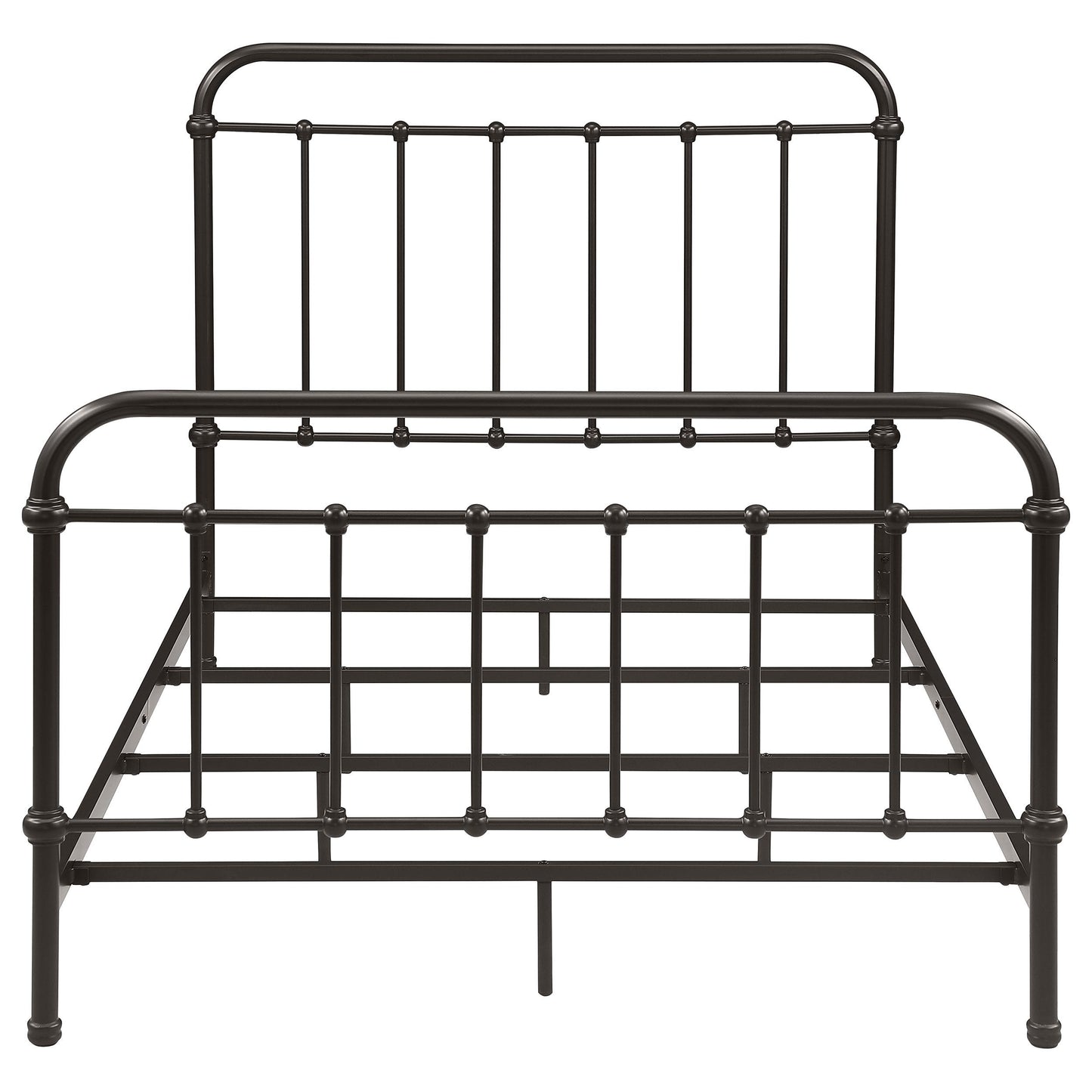  Coaster Furniture Livingston 300399F Metal Full Open Frame Bed - Dark Bronze IMAGE 2