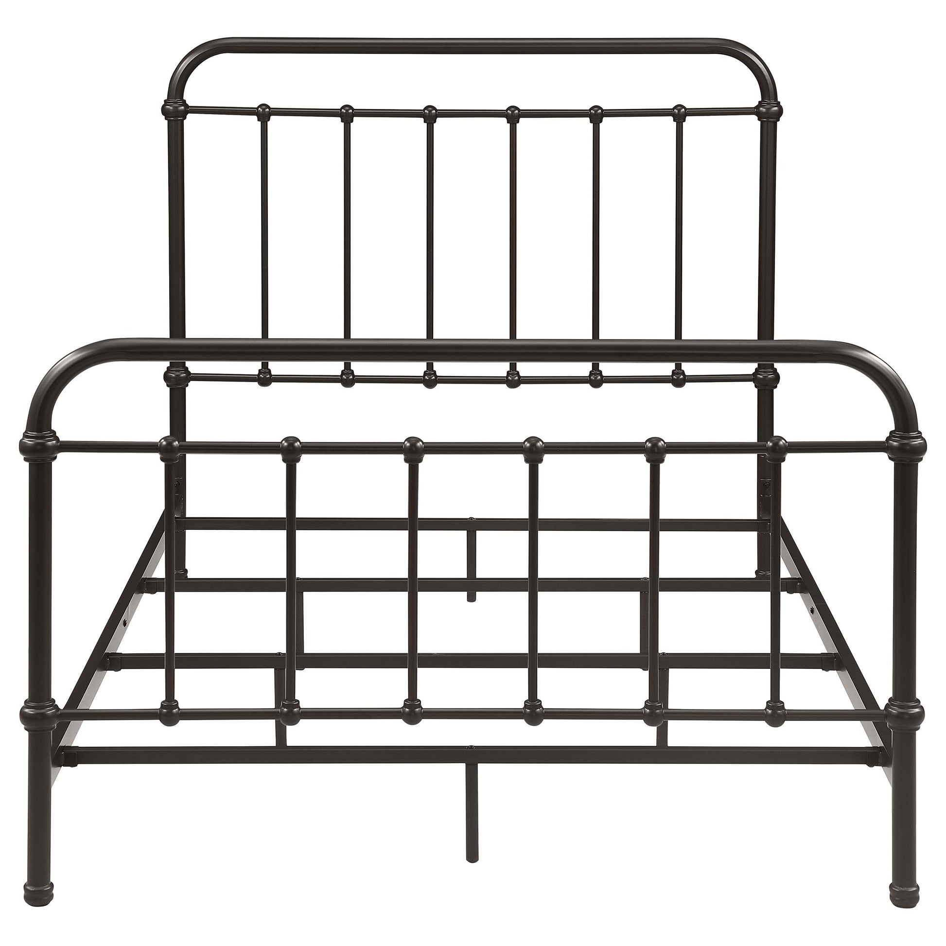  Coaster Furniture Livingston 300399F Metal Full Open Frame Bed - Dark Bronze IMAGE 2