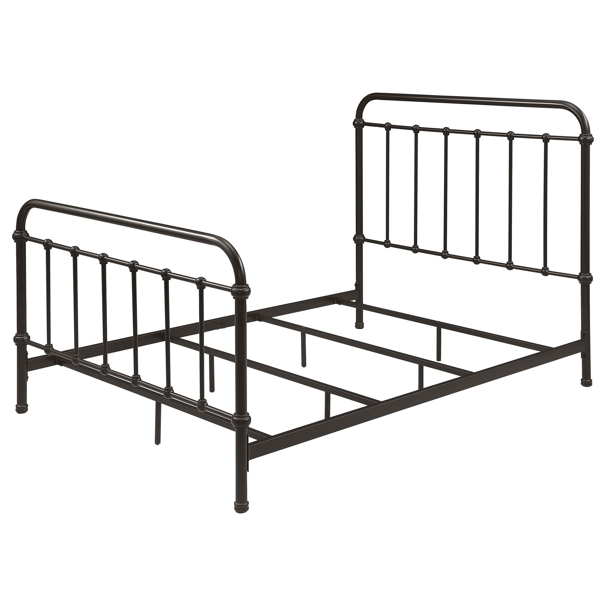  Coaster Furniture Livingston 300399F Metal Full Open Frame Bed - Dark Bronze IMAGE 3