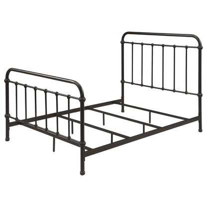  Coaster Furniture Livingston 300399F Metal Full Open Frame Bed - Dark Bronze IMAGE 3