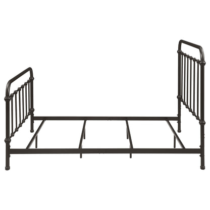 Coaster Furniture Livingston 300399F Metal Full Open Frame Bed - Dark Bronze IMAGE 4