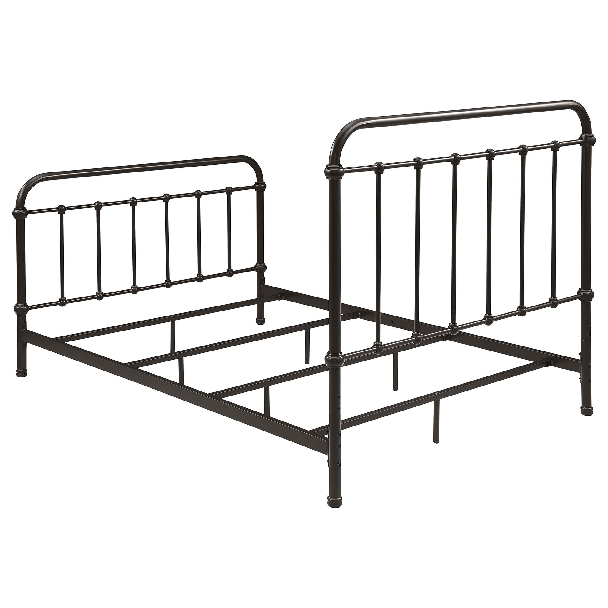  Coaster Furniture Livingston 300399F Metal Full Open Frame Bed - Dark Bronze IMAGE 5