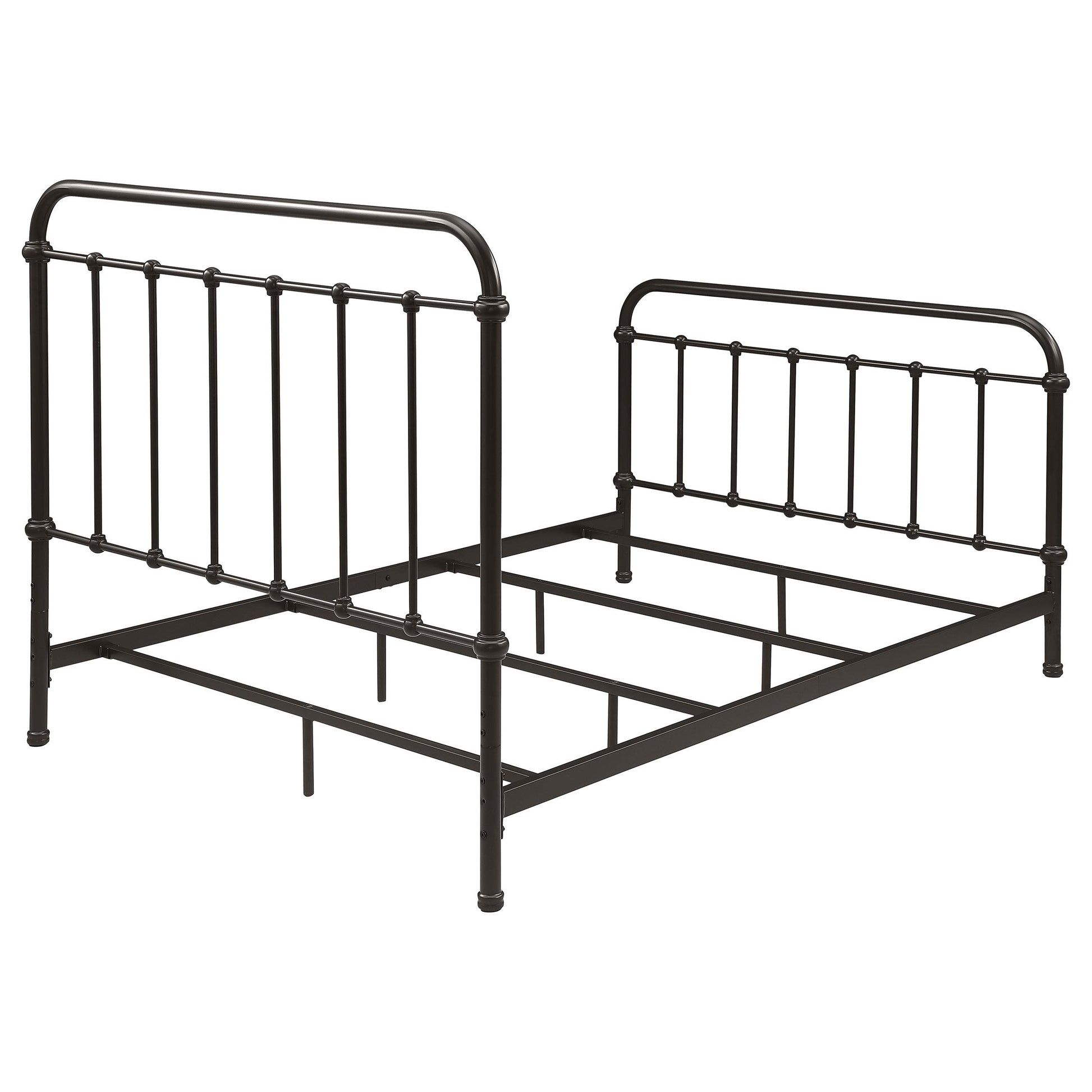  Coaster Furniture Livingston 300399F Metal Full Open Frame Bed - Dark Bronze IMAGE 6