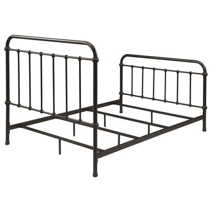  Coaster Furniture Livingston 300399F Metal Full Open Frame Bed - Dark Bronze IMAGE 6
