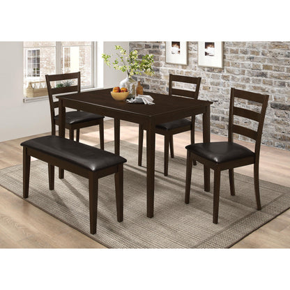 Coaster Furniture Guillen 150232 5-piece Rectangular Dining Table Set - Cappuccino IMAGE 13
