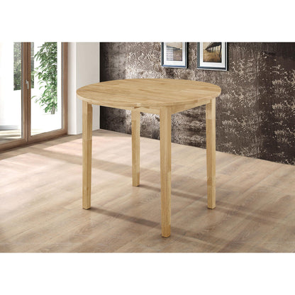  Coaster Furniture Bucknell 130006 3-piece Round Drop Leaf Dining Table Set - Natural IMAGE 14