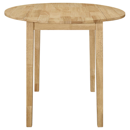  Coaster Furniture Bucknell 130006 3-piece Round Drop Leaf Dining Table Set - Natural IMAGE 3