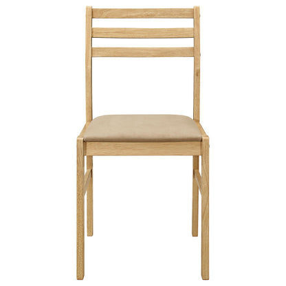  Coaster Furniture Bucknell 130006 3-piece Round Drop Leaf Dining Table Set - Natural IMAGE 5
