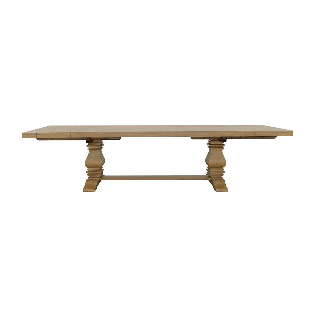  Coaster Furniture Florence 180201 126-inch Extension Dining Table - Rustic Honey IMAGE 4