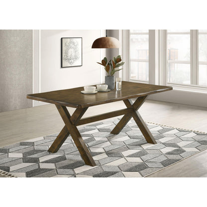 Coaster Furniture Alston 106381 Rectangular 71-inch Dining Table - Knotty Nutmeg IMAGE 4