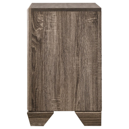 Coaster Furniture Kauffman 204192 2-Drawer Nightstand - Washed Taupe IMAGE 4