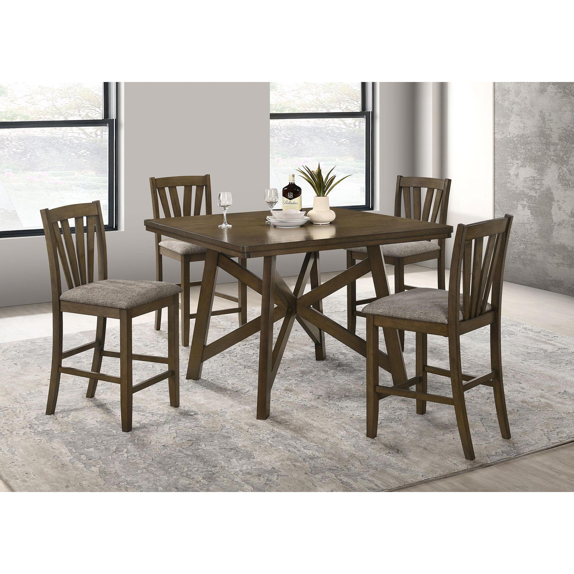 Coaster Furniture Canfield 109178-S5 5 pc Counter Height Dining Set IMAGE 1