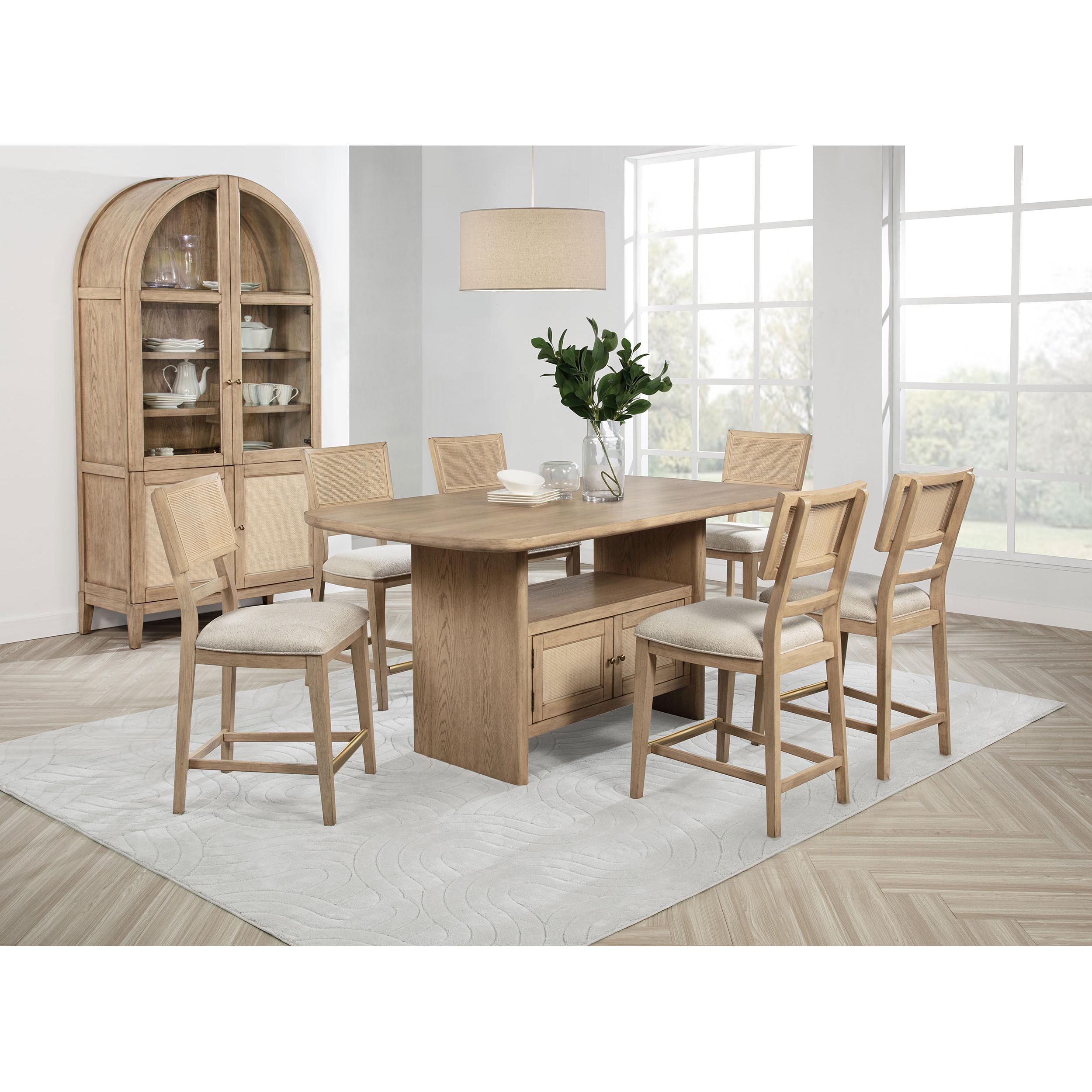  Coaster Furniture Kailani 109388-S8 8 pc Counter Height Dining Set IMAGE 1