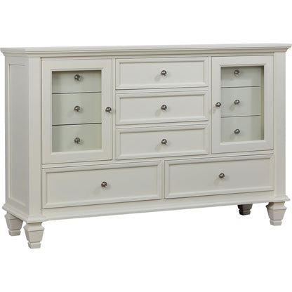  Coaster Furniture Sandy Beach 201301KEN-S5 7 pc King Panel Bedroom Set IMAGE 4