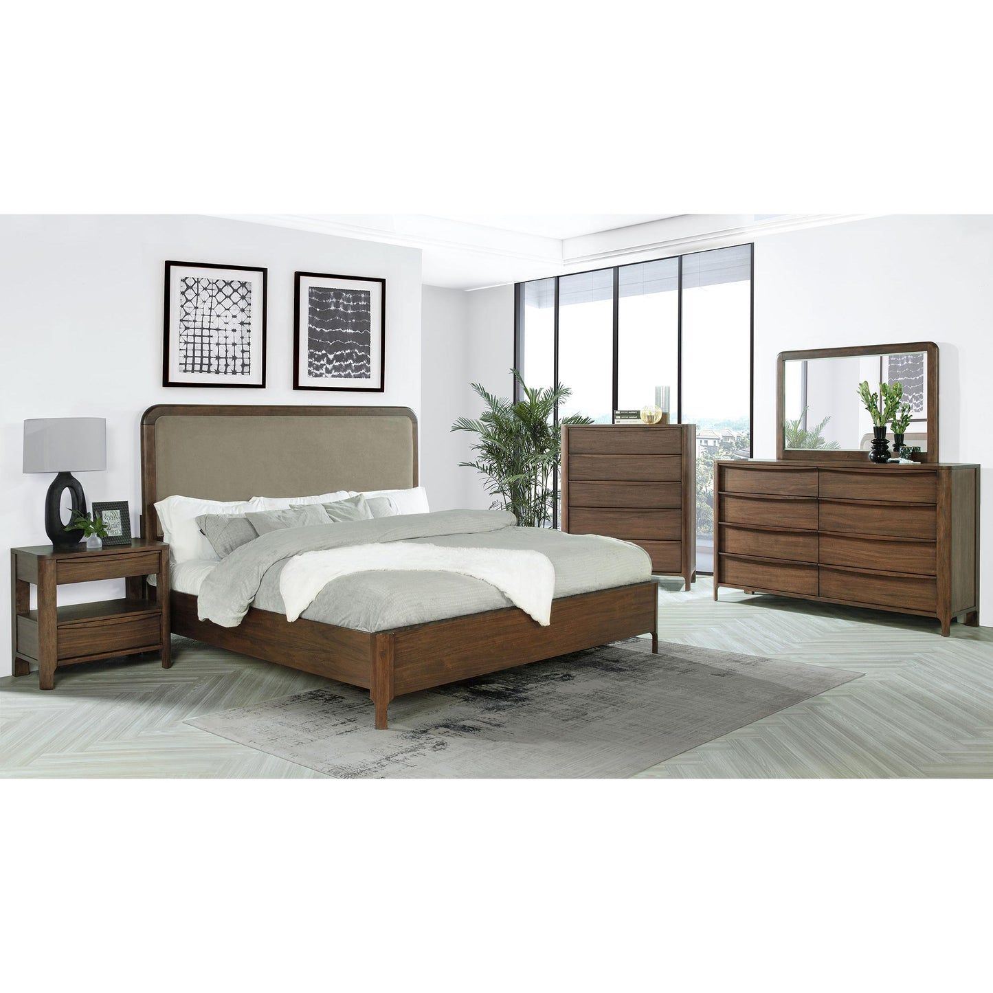  Coaster Furniture Maderia 223321KE-S5 7 pc King Bedroom Set IMAGE 1