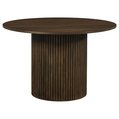  Coaster Furniture Hamlyn 193930WAL-S5F 5 pc Dining Set IMAGE 2