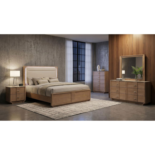  Coaster Furniture Leanne 223131KE-S4 6 pc King Panel Bedroom Set IMAGE 1