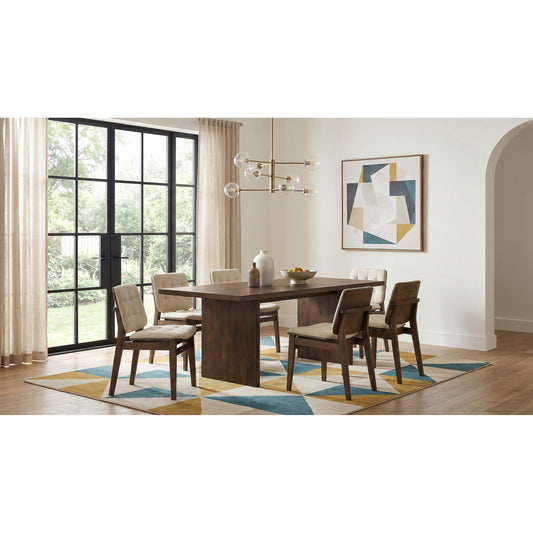  Coaster Furniture Decker 193951WAL-S7D 7 pc Dining Set IMAGE 1
