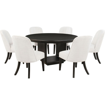  Coaster Furniture Leandro 115390-S7 7 pc Dining Set IMAGE 2