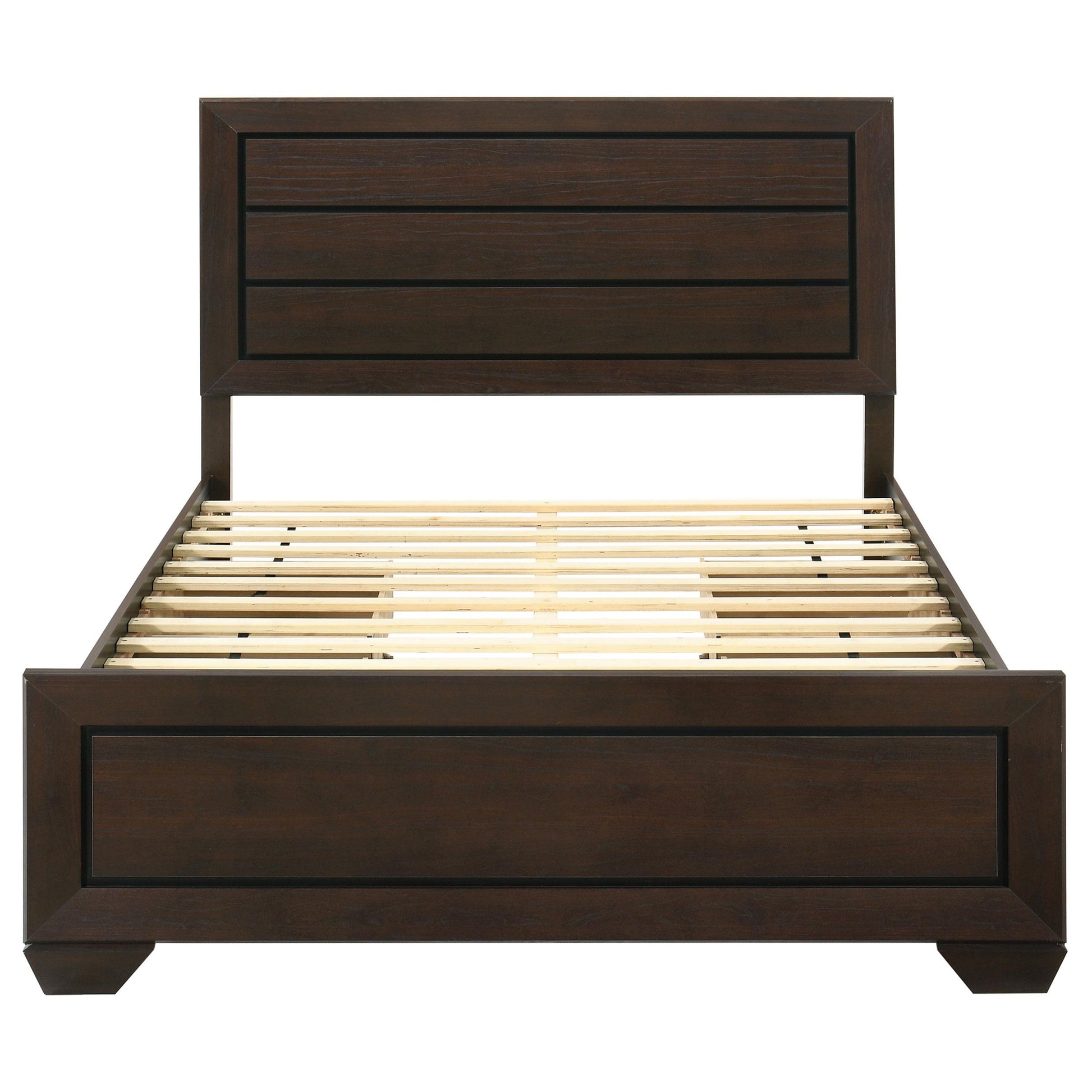  Coaster Furniture Kauffman 204390Q Wood Queen Storage Panel Bed - Dark Cocoa IMAGE 5
