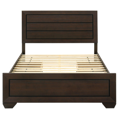  Coaster Furniture Kauffman 204390Q Wood Queen Storage Panel Bed - Dark Cocoa IMAGE 5