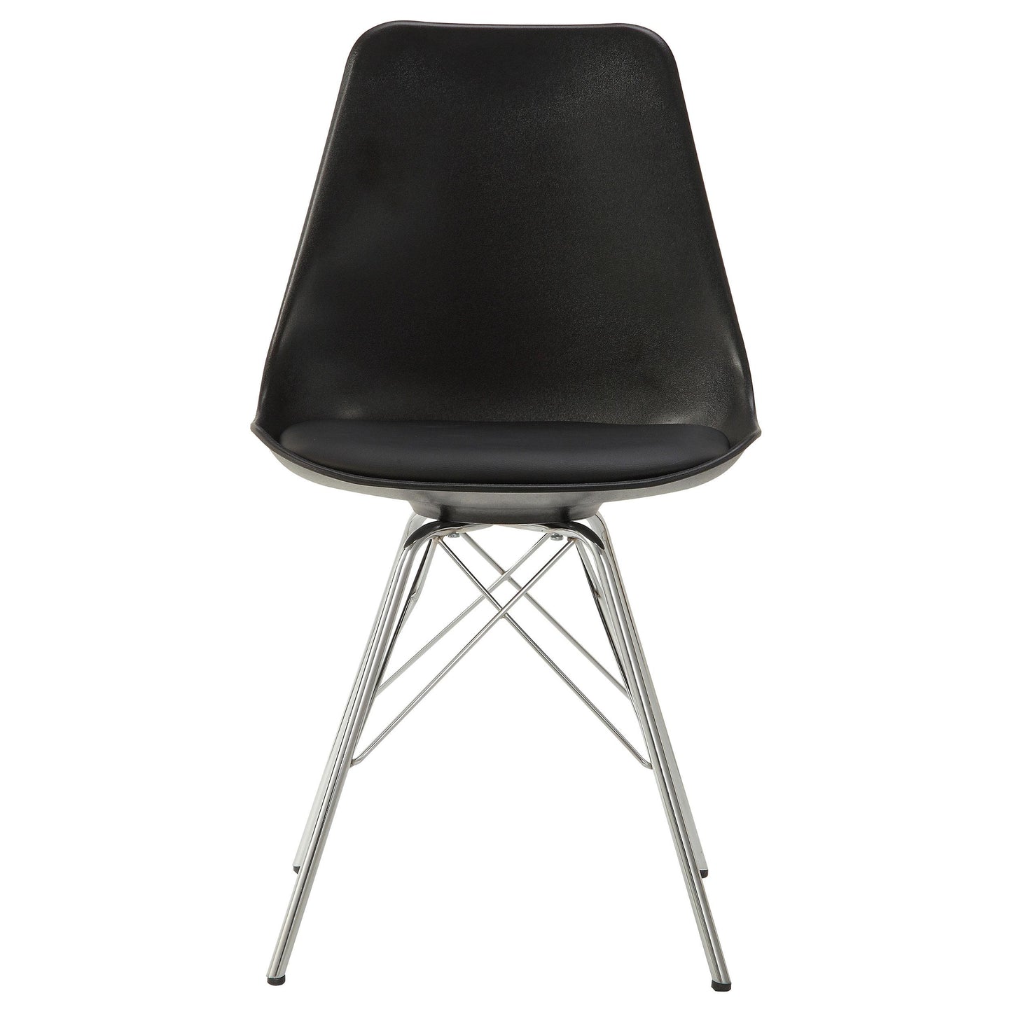 Coaster Furniture Juniper 102682 Polypropylene Dining Side Chair - Black (Set of 2) IMAGE 2