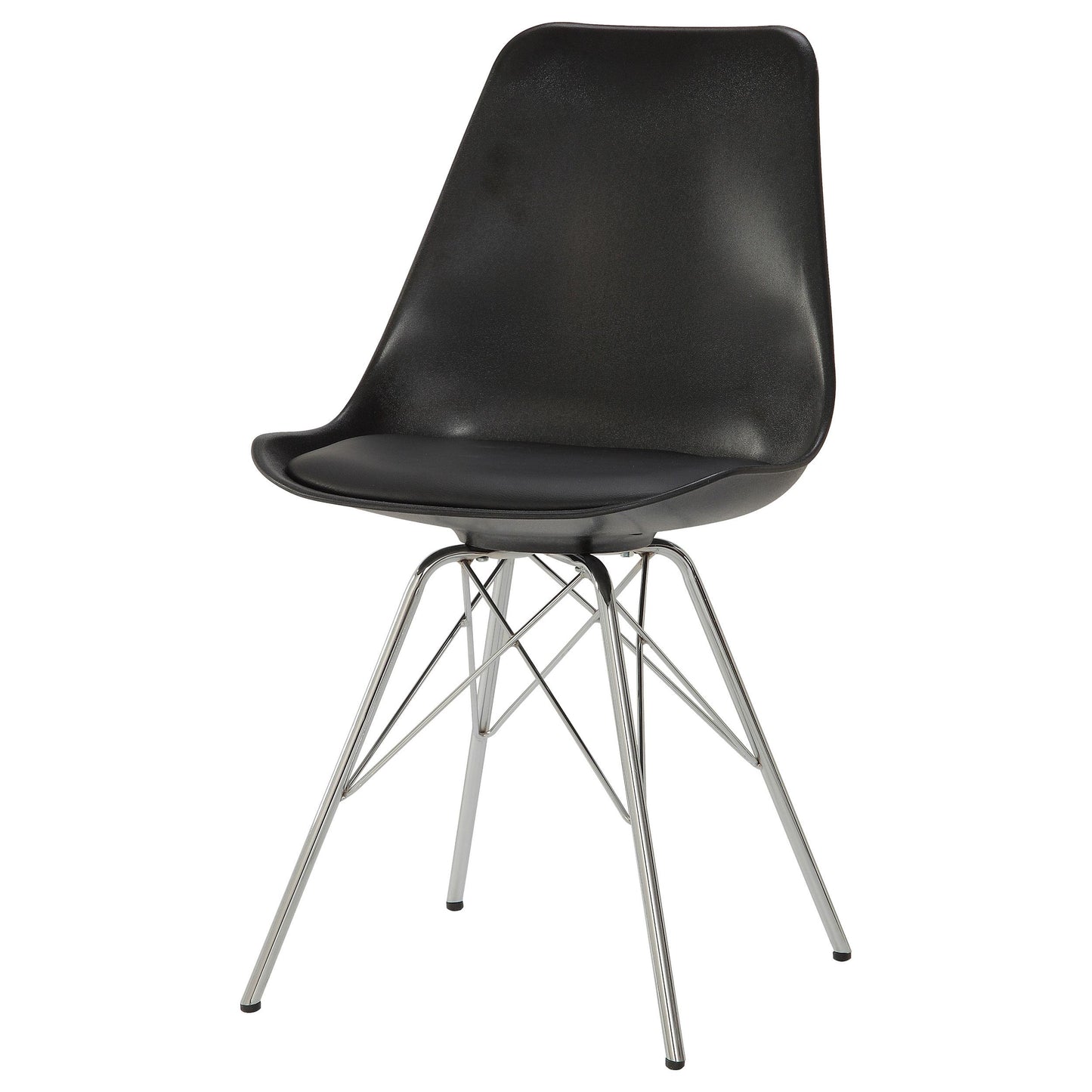 Coaster Furniture Juniper 102682 Polypropylene Dining Side Chair - Black (Set of 2) IMAGE 3