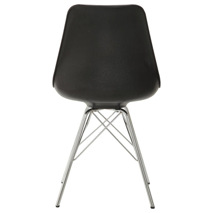Coaster Furniture Juniper 102682 Polypropylene Dining Side Chair - Black (Set of 2) IMAGE 5