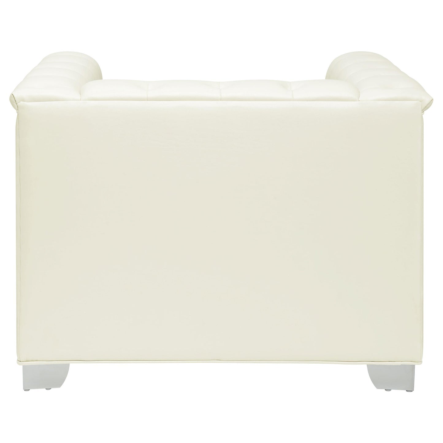 Coaster Furniture Chaviano 505393 Upholstered Track Arm Accent Chair - Pearl White IMAGE 5