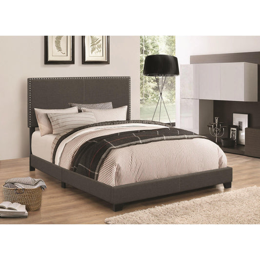 Coaster Furniture Boyd 350061F Upholstered Full Panel Bed - Charcoal IMAGE 1