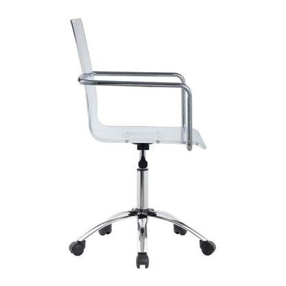 Coaster Furniture Amaturo 801436 Acrylic Adjustable Home Office Desk Chair - Clear IMAGE 7