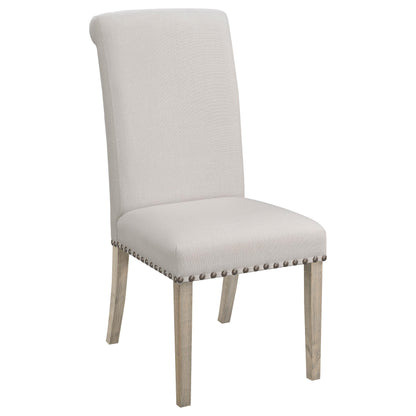 Coaster Furniture Salem 190152 Fabric Upholstered Dining Side Chair - Beige (Set of 2) IMAGE 1