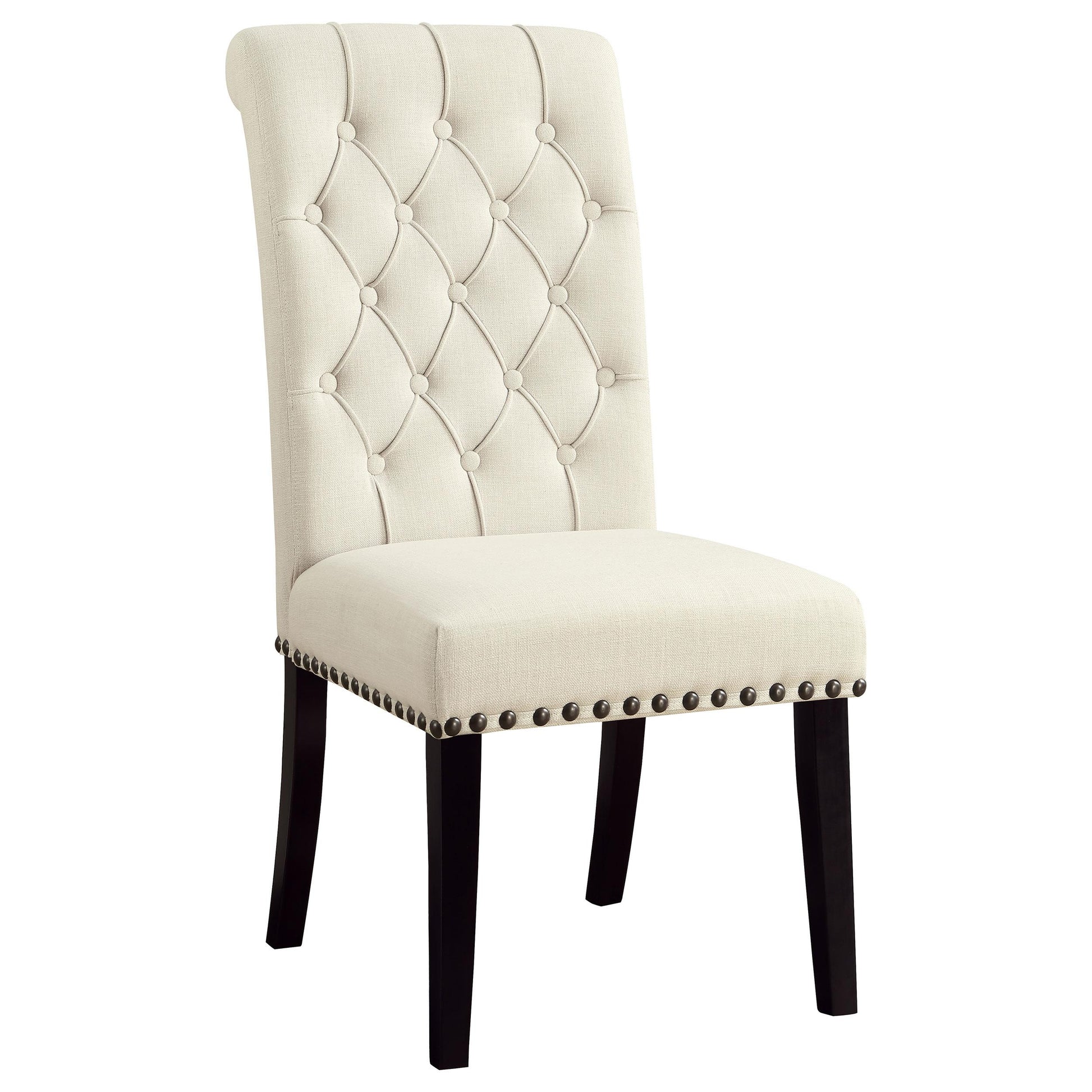Coaster Furniture Alana 190162 Fabric Upholstered Dining Side Chair - Beige (Set of 2) IMAGE 1