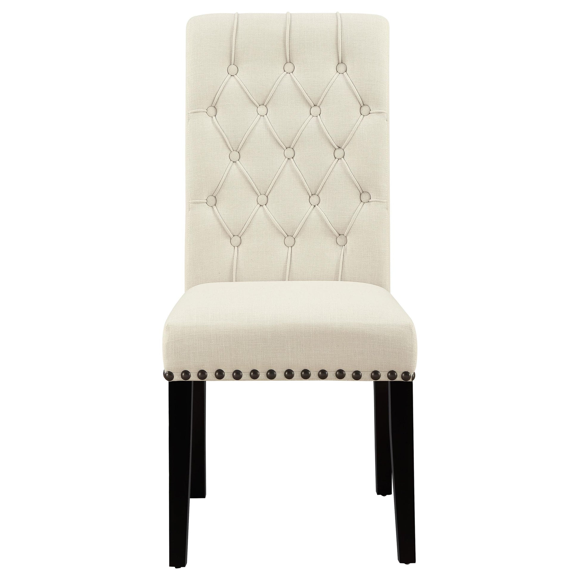 Coaster Furniture Alana 190162 Fabric Upholstered Dining Side Chair - Beige (Set of 2) IMAGE 2