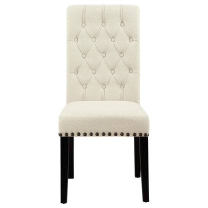 Coaster Furniture Alana 190162 Fabric Upholstered Dining Side Chair - Beige (Set of 2) IMAGE 2