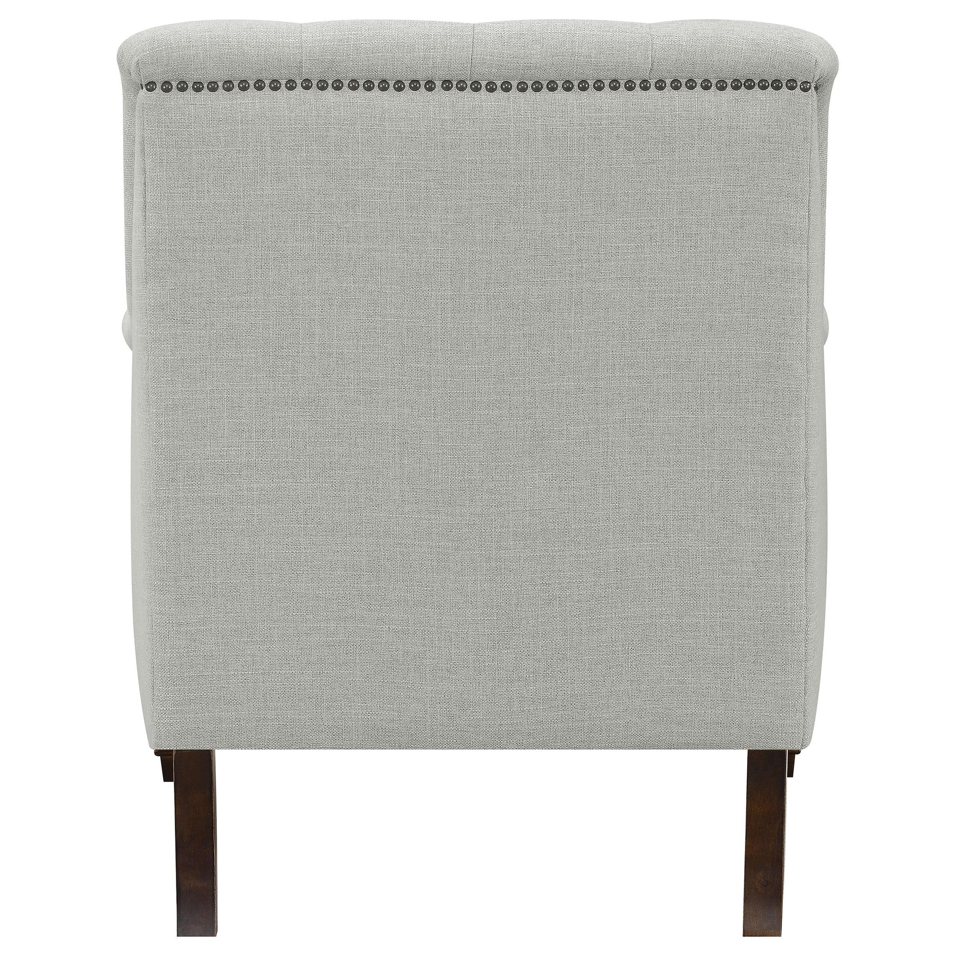 Coaster Furniture Avonlea 505643 Fabric Upholstered Sloped Arm Chair - Grey Fabric IMAGE 6