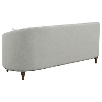 Coaster Furniture Avonlea 505641 Upholstered Sloped Arm Sofa - Grey Fabric IMAGE 5