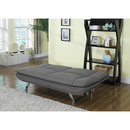 Coaster Furniture Julian 503966 Upholstered Tufted Convertible Sofa Bed - Grey IMAGE 3