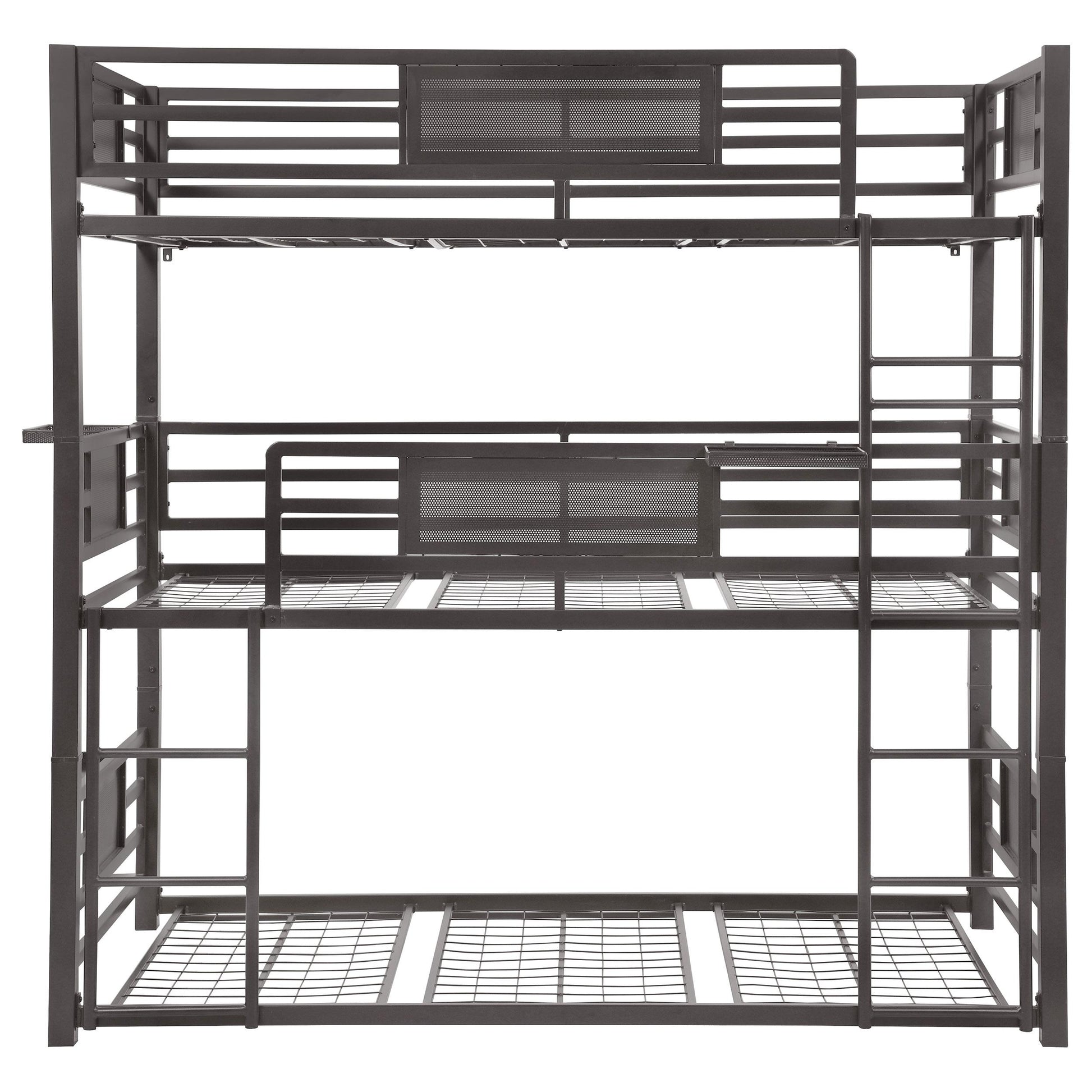 Coaster Furniture Rogen 460394T Metal Twin Triple Bunk Bed - Dark Bronze IMAGE 2