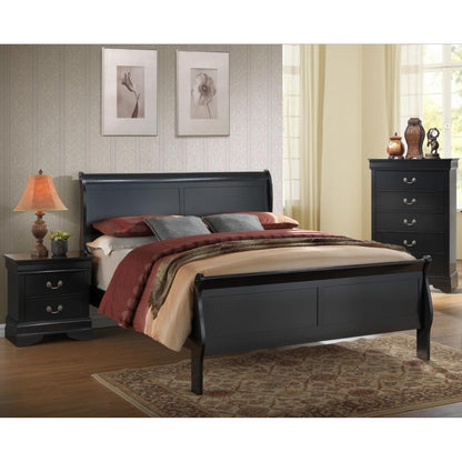 Generation Trade Louis Philippe 119241 King Bed  - Black IMAGE 2