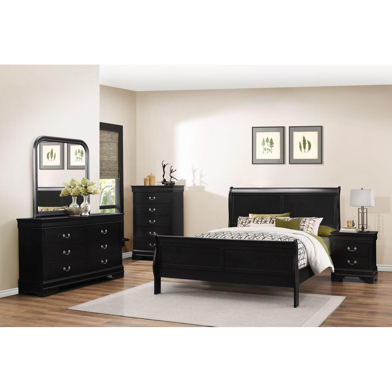 Generation Trade Louis Philippe 119294 Dresser  - Black IMAGE 2
