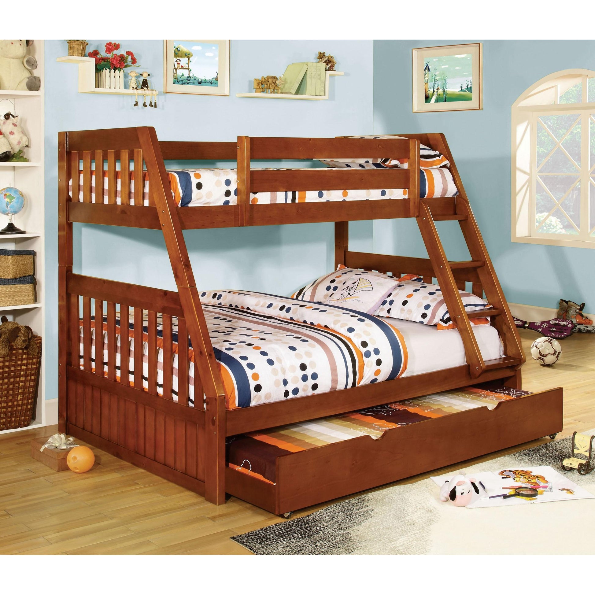  Furniture of America Kids Beds Bunk Bed CM-BK605A-BED IMAGE 3