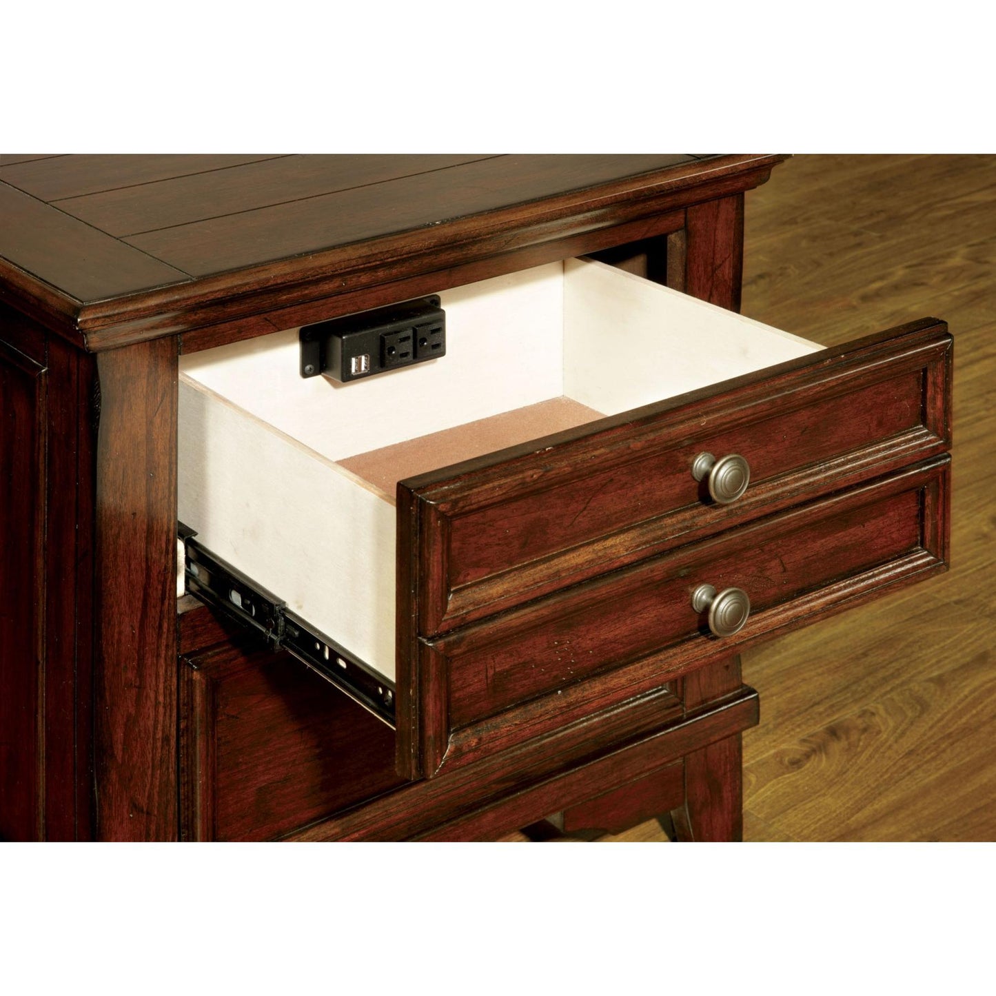  Furniture of America Chelsea 2-Drawer Nightstand CM7781N IMAGE 3