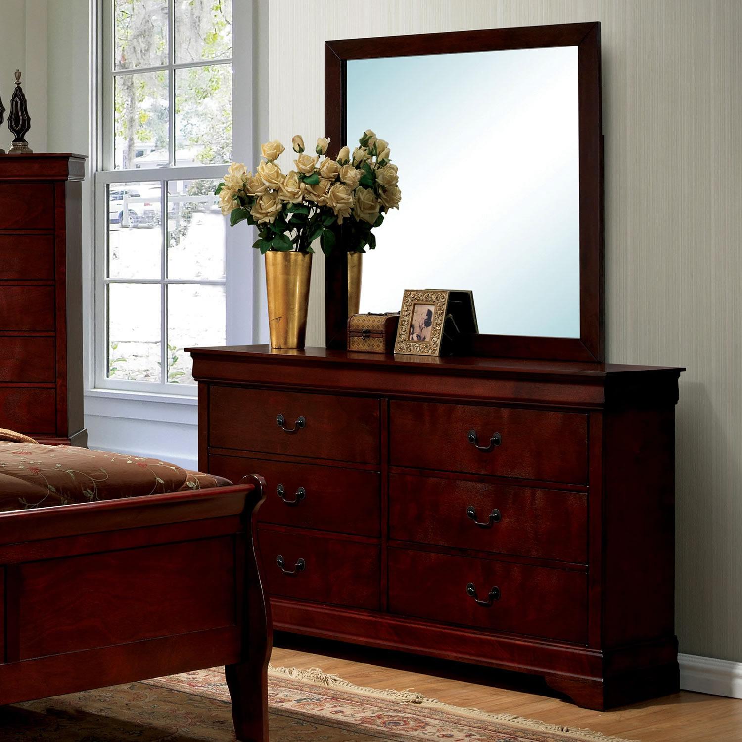  Furniture of America Louis Philippe III 6-Drawer Dresser CM7866CH-D IMAGE 2
