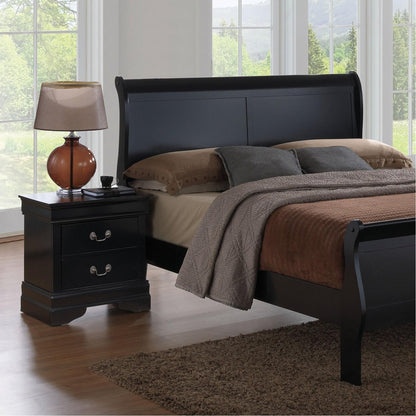 Furniture of America Louis Philippe III 2-Drawer Nightstand CM7866BK-N IMAGE 2
