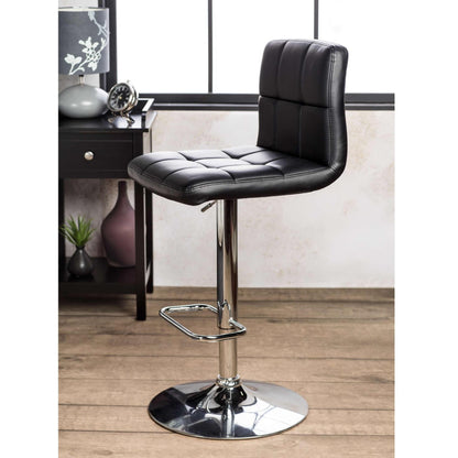  Furniture of America Komoe Adjustable Height Stool CM-BR6904BK IMAGE 1