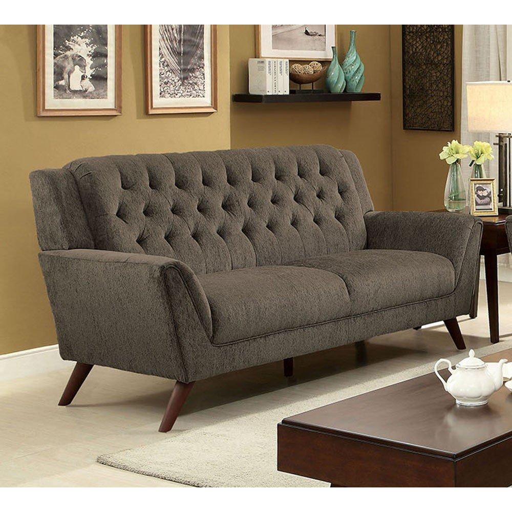  Furniture of America Leia II Stationary Fabric Sofa CM6135-SF IMAGE 1