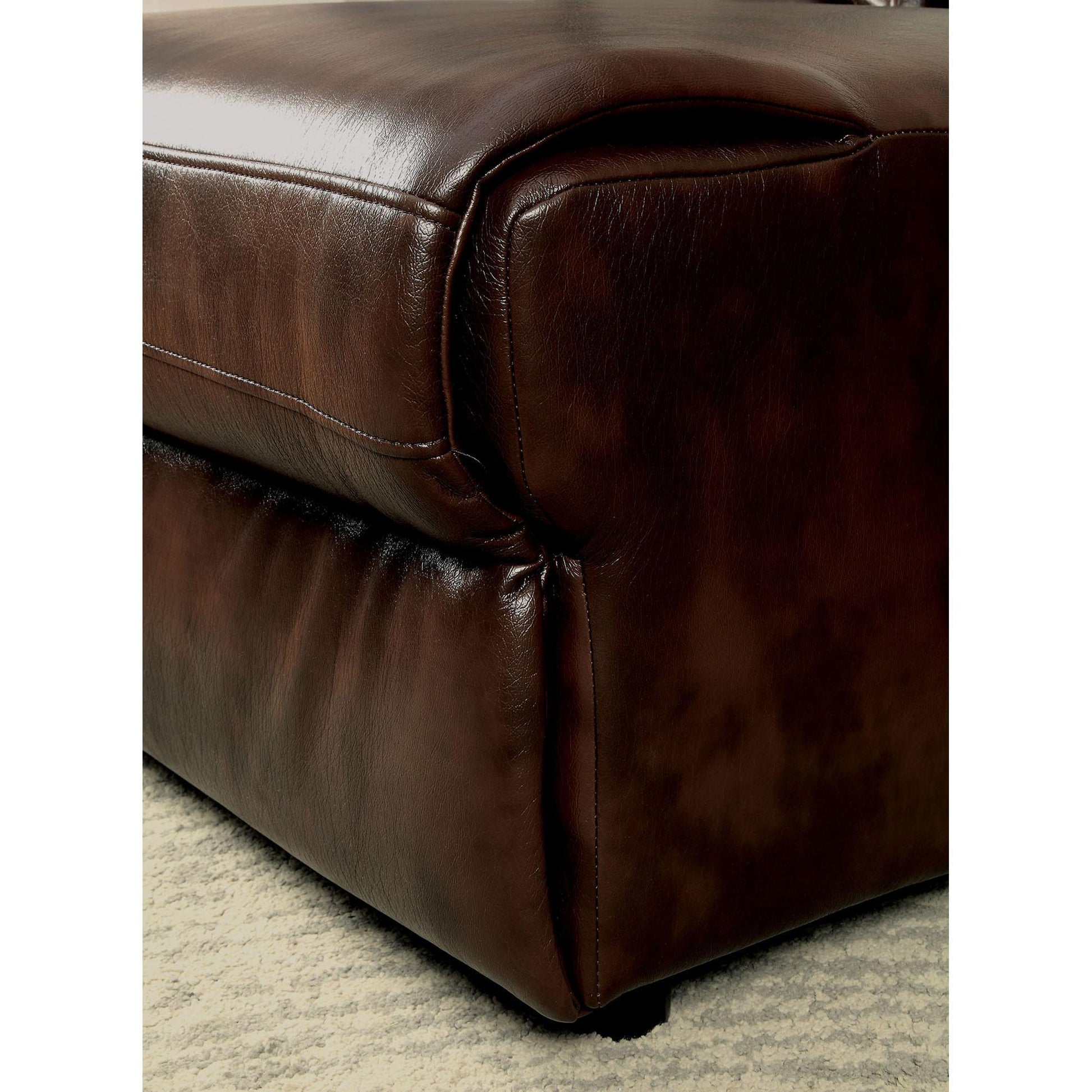 Furniture of America Hardy CM6781BR-SECTIONAL Sectional w/ Console IMAGE 3
